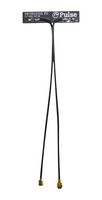 PULSE ELECTRONICS W6109B0100 RF Antenna, 5.15 to 7.125GHz, WiFi 6E / WiFi 7 / WLAN / MIMO, 6.9dBi, Linear, Adhesive/UFL Connector
