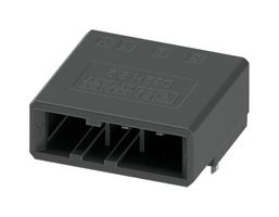 PHOENIX CONTACT 1376494 引脚针座, 线至板, 5.08 mm, 1 排, 3 触点, 通孔直角, CONNEXIS D Series