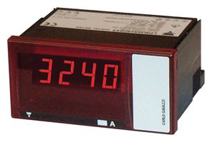 CARLO GAVAZZI LDM30AV5D0XX 面板仪表，交流电流/交流电压，4 位，14.2 mm，230 VAC，92 mm x 45 mm，LDM30 系列