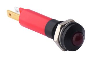 CML INNOVATIVE TECHNOLOGIES 190412Z3 发光二极管指示器 面板安装, 红色, 12 V, 8 mm, 19 mA, 76 mcd, IP67
