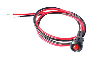 CML INNOVATIVE TECHNOLOGIES TA300303 发光二极管指示器 面板安装, 红色, 24 VDC, 6 mm, 10 mA, 23 mcd