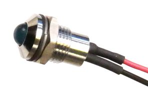 CML INNOVATIVE TECHNOLOGIES 19040307WE 发光二极管指示器 面板安装, 蓝色, 24 V, 8 mm, 20 mA, 90 mcd