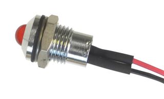 CML INNOVATIVE TECHNOLOGIES 19060003WE 发光二极管指示器 面板安装, 红色, 13 VDC, 8 mm, 56 mA, 80 mcd, IP67