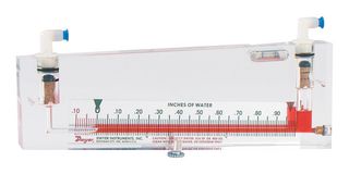 DWYER 252-AF INCLINED AIR FILTER GAGE, RANGE .20-0-2