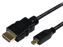 STARTECH HDADMM50CM 音频/视频线缆组件，50cm Micro HDMI 转 HDMI 线缆（带以太网），4K，适配器线缆