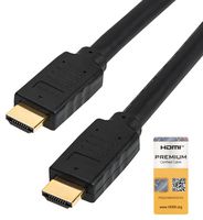 STARTECH HDMM5MP 音频/视频线缆组件,5m(15ft)高端高速HDMI线缆(带以太网),4K 60Hz