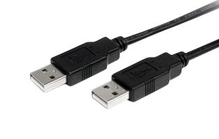 STARTECH USB2AA2M USB 数据线，2 m USB 2.0 A 型至 A 型数据线，公/公，2 m USB 2.0 A 型至 A 型数据线，USB