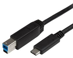 STARTECH USB315CB2M USB 数据线,2 m(6 ft)USB-C 至 USB-B 数据线,公/公,USB 3.0(5Gbps)