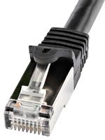 STARTECH N6SPAT1MBK 以太网线，Cat6 跳线，屏蔽型 (SFTP)，1m，黑色