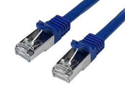 STARTECH N6SPAT50CMBL 以太网线,Cat6 跳线,屏蔽型 (SFTP),0.5m,蓝色