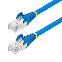 STARTECH NLBL-150-CAT6A-PATCH 以太网线，1.5m CAT6a 以太网线 LSZH，10 GbE 防缠绕 100W PoE SFTP 网络线