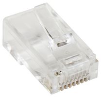STARTECH CRJ4550PK Modular Connector, RJ45 Plug, 1 x 1 (Port), 8P8C, Cat5e, Cable Mount