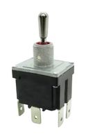 MULTICOMP PRO MP1HAD1T1B1M1N1S-5 拨动开关, 密封, 开-无-开, DPDT, 不发光, MP Toggle Switches DPDT, 面板安装, 12 A