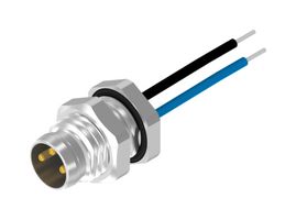AMPHENOL CONEC 42-01034 Sensor Cable, A Coded, M8 Plug, Free End, 3 Positions, 200 mm, 7.9 "