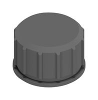 AMPHENOL CONEC 43-16213 Dust Cap / Cover, Black, Protective Cap, CONEC M12 Plug Connectors