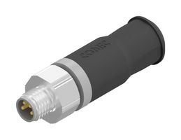 AMPHENOL CONEC 42-00007 传感器连接器, M8, 公, 4路, 焊接插头, 直形线缆安装