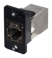 TUK SGACK902SBPM In-Line Adapter, Cat6a, ST-RA, RJ45, RJ45, RJ45, TUK SGACK902S Keystone Coupler