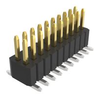 AMPHENOL COMMUNICATIONS SOLUTIONS 10152265-1201HF 引脚针座, 板至板, 1.27 mm, 2 排, 20 触点, 表面安装直型, Minitek127 10152265 Series