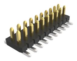 AMPHENOL COMMUNICATIONS SOLUTIONS 10166143-00020C1LF 引脚针座, 板至板, 1.27 mm, 2 排, 20 触点, 表面安装直型, Minitek127 10166143 Series