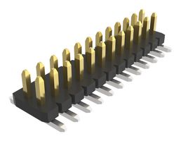 AMPHENOL COMMUNICATIONS SOLUTIONS 10166143-00024C1LF 引脚针座, 板至板, 1.27 mm, 2 排, 24 触点, 表面安装直型, Minitek127 10166143 Series
