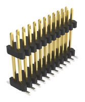 AMPHENOL COMMUNICATIONS SOLUTIONS 10170636-01E524ALF 引脚针座, 板至板, 1.27 mm, 2 排, 24 触点, 表面安装直型, Minitek127 10170636 Series