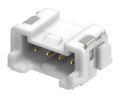 MOLEX 505578-0460 引脚针座, 线至板, 2 mm, 1 排, 4 触点, 表面安装直角, Micro-Lock Plus 505578 Series