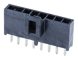 MOLEX 10530-91208 引脚针座, 线至板, 2.5 mm, 1 排, 8 触点, 通孔直型, Nano-Fit 105309 Series