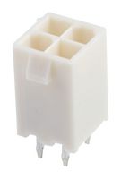 MOLEX 39310-040 引脚针座, 电源, 线至板, 4.2 mm, 2 排, 4 触点, 通孔直型, Mini-Fit Jr. 5566 Series