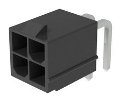 MOLEX 46999-0014 引脚针座, 线至板, 4.2 mm, 2 排, 4 触点, 通孔直角, Mini-Fit Jr. 5569 Series