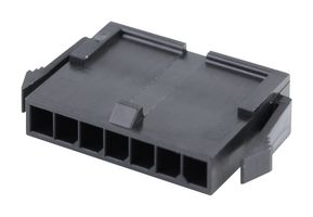 MOLEX 43640-0700. 连接器外壳, 黑色, Micro-Fit 3.0 43640 Series, 插头, 7 路, 3 mm, Molex Micro-Fit 43031 系列公压接端子