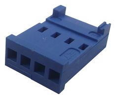 AMP - TE CONNECTIVITY 281838-4 连接器外壳, AMPMODU HE13 / HE14系列, 插座, 4 路, 2.54 mm, AMPMODU HE 13/HE 14系列触芯