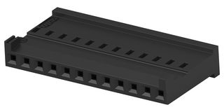 AMP - TE CONNECTIVITY 1-281838-2 连接器外壳, AMPMODU HE13 / HE14系列, 插座, 12 路, 2.54 mm, AMPMODU HE 13/HE 14系列触芯