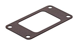 HARTING 09300009994 Connector Accessory, 24B, NBR, Black, Flanged Gasket, Harting Han B Series Connectors, Han B Series