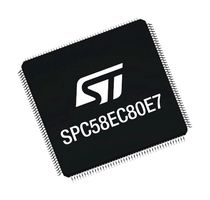 STMICROELECTRONICS SPC58EC80E7QMC1X 微控制器, 32位, SPC5 Family SPC58ECx Series Microcontrollers, e200z4d, 32位, 180 MHz, 4 MB, 176 引脚