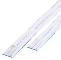 GCT 10-04-A-0152-C-4-08-4-T FFC / FPC Cable, 4 Core, 1 mm, Same Sided Contacts, 6 ", 152 mm, White