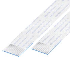GCT 10-10-A-0152-C-4-08-4-T FFC/FPC线缆, 10 芯, 1 mm, 同相触芯, 6 ", 152 mm, 白色