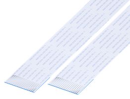 GCT 10-17-A-0030-C-4-08-4-T FFC / FPC Cable, 17 Core, 1 mm, Same Sided Contacts, 1.18 ", 30 mm, White