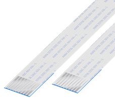 GCT 10-09-A-0076-C-4-08-4-T FFC/FPC线缆, 9 芯, 1 mm, 同相触芯, 3 ", 76 mm, 白色