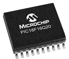 MICROCHIP PIC18F16Q20-I/REB 8 Bit MCU, PIC18 Family PIC18FxxQ20 Series Microcontrollers, PIC18, 64 MHz, 64 KB, 20 Pins