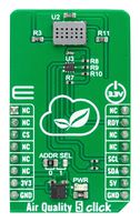 MIKROELEKTRONIKA MIKROE-5762 Add-On Board, Air Quality 5 Click, MiCS-6814, MOS Sensor, I2C, 3.3V/5V in