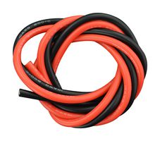 DFROBOT FIT0581 Wire, Silicone, Red, Black, 10 AWG, 3.28 ft