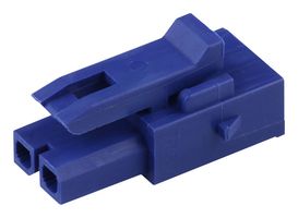 MOLEX 215759-1034 连接器外壳, 蓝色, Micro-Fit+ Versa Color 215759 Series, 插座, 4 路, 3 mm, Molex Micro-Fit+ 206460 系列母压接端子