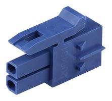 MOLEX 206461-0403 Connector Housing, Blue, Micro-Fit+ Versa Color 206461 Series, Receptacle, 4 Ways, 3 mm