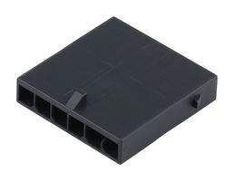MOLEX 223794-0601 连接器外壳, 黑色, Micro-Fit+ 223794 Series, 插头, 6 路, 3 mm, Molex Micro-Fit+ 215953 系列公压接端子