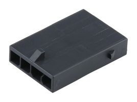 MOLEX 223794-0401 连接器外壳, 黑色, Micro-Fit+ 223794 Series, 插头, 4 路, 3 mm, Molex Micro-Fit+ 215953 系列公压接端子