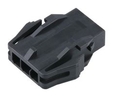 MOLEX 223794-0300 连接器外壳, 黑色, Micro-Fit+ 223794 Series, 插头, 3 路, 3 mm, Molex Micro-Fit+ 215953 系列公压接端子