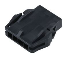 MOLEX 223794-0400 连接器外壳, 黑色, Micro-Fit+ 223794 Series, 插头, 4 路, 3 mm, Molex Micro-Fit+ 215953 系列公压接端子