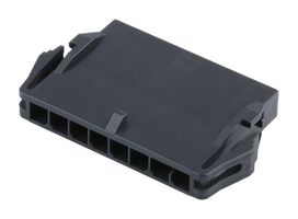 MOLEX 223794-0800 连接器外壳, 黑色, Micro-Fit+ 223794 Series, 插头, 8 路, 3 mm, Molex Micro-Fit+ 215953 系列公压接端子