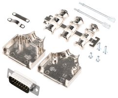MULTICOMP PRO MP013630 D-Sub 连接器, 标准, 插头, 15 触点, DA, 焊接杯