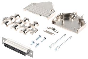 MULTICOMP PRO MP013633 D-Sub 连接器, 标准, 插座, 25 触点, DB, 焊接杯
